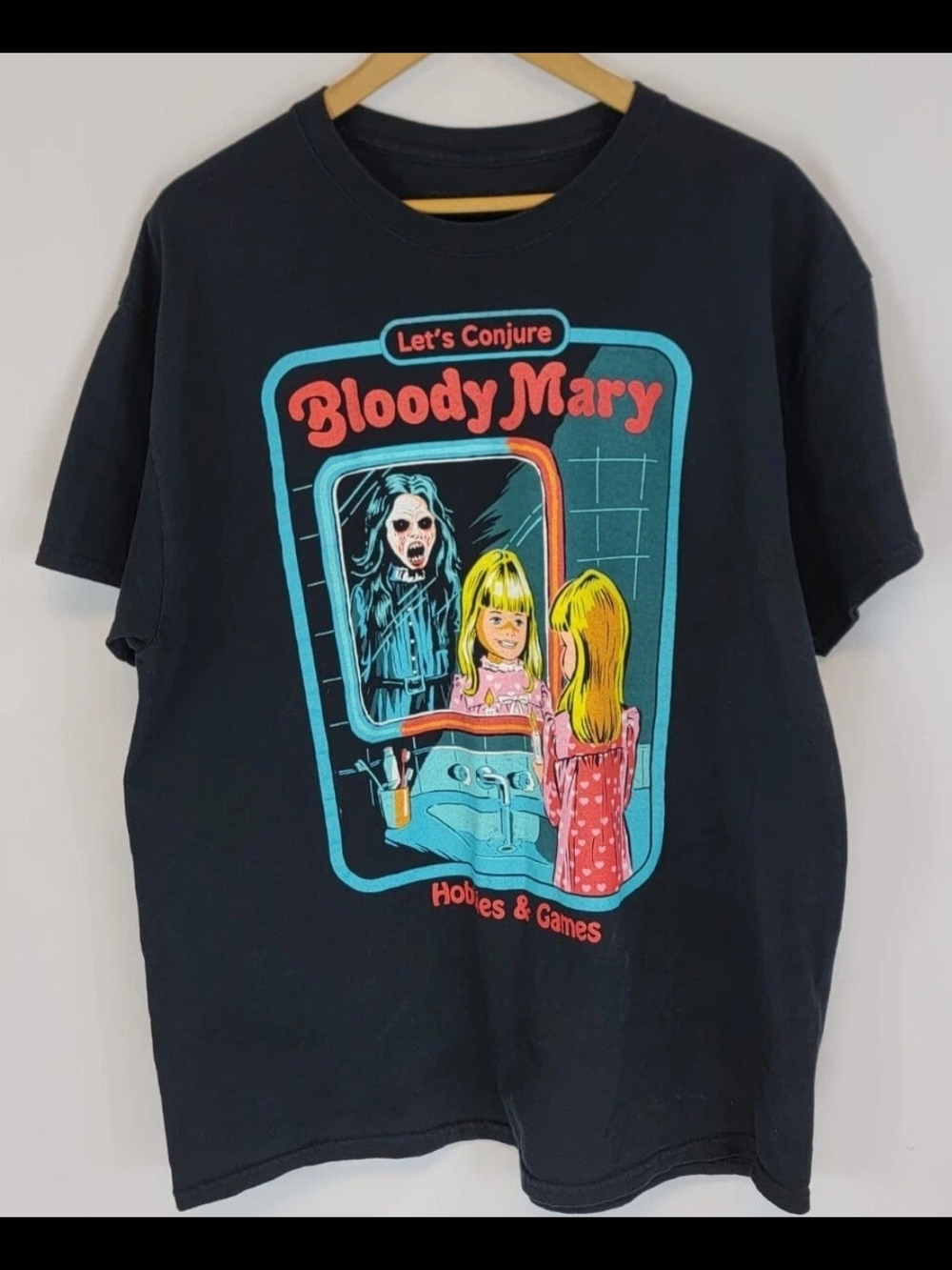 Bloody Mary Graphic Tee - Black with Multicolor Print
